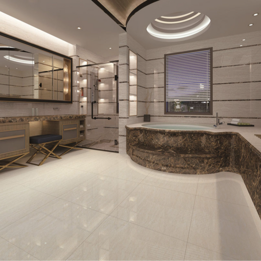 輝く磨き仕上げタイル Vatican Ceramarmi (バチカン/セラマーミ) 400×400角 (40cm×40cm) 磨き仕上げ【ケース販売/6枚入り】屋内床 屋内壁 ラグジュアリー 上質な空間 |全3色展開