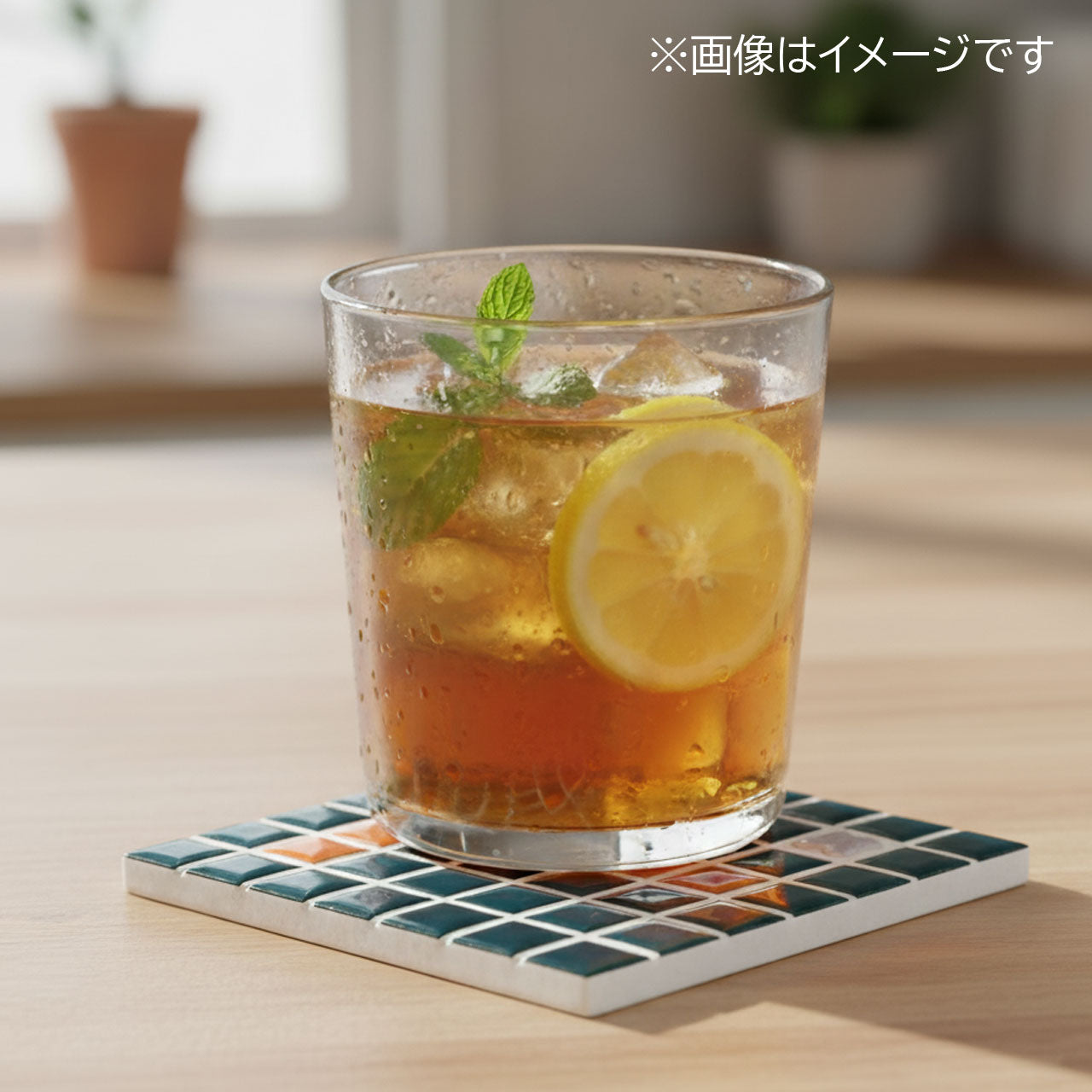 【A〜Z自由に作れる】DIYモザイクタイルキット|ダークグリーン&オレンジセット|コースター・飾り・アートに最適|初心者OK|工作・クラフト・手作りギフトにも!