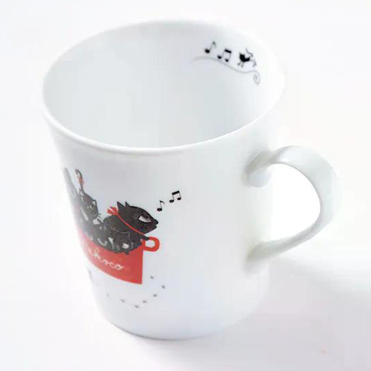 ゼルポティエ シンジカトウ の イラストがかわいい美濃焼マグカップ 350ml 日本製 Shinzi katoh