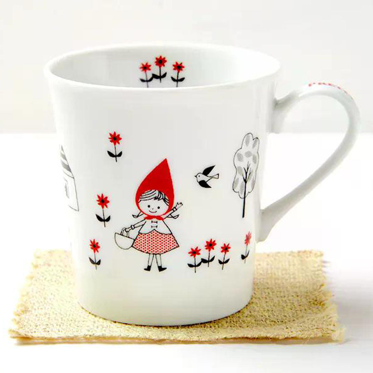 ゼルポティエ シンジカトウ の イラストがかわいい美濃焼マグカップ 350ml 日本製 Shinzi katoh