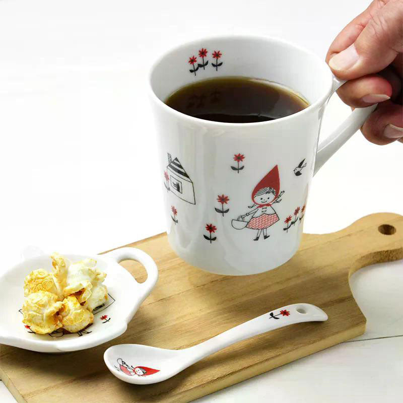 ゼルポティエ シンジカトウ の イラストがかわいい美濃焼マグカップ 350ml 日本製 Shinzi katoh