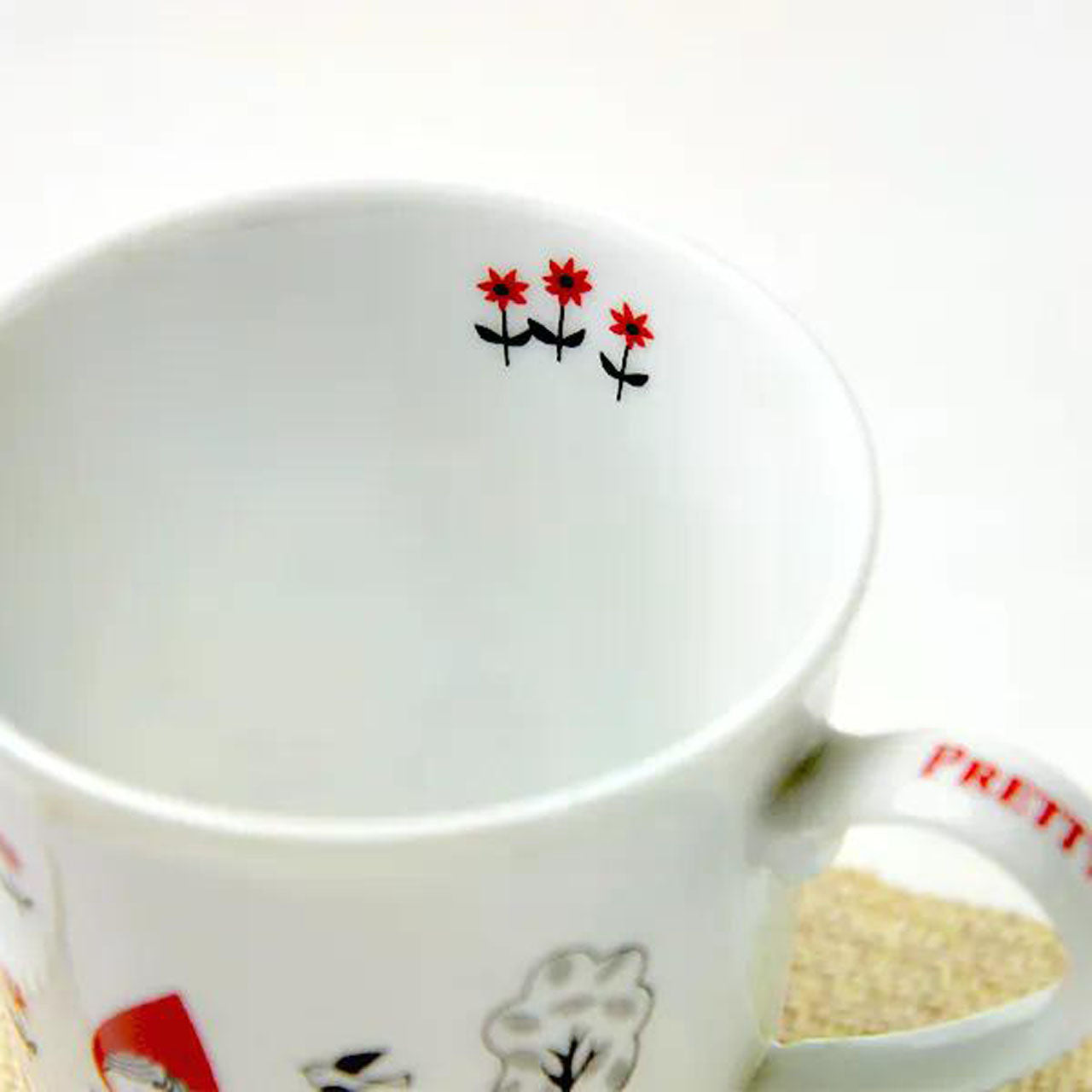 ゼルポティエ シンジカトウ の イラストがかわいい美濃焼マグカップ 350ml 日本製 Shinzi katoh