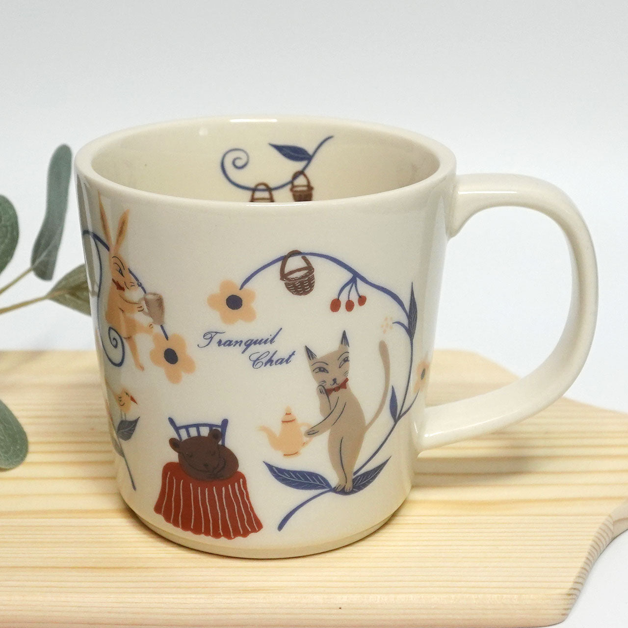 ゼルポティエ シンジカトウ の イラストがかわいい美濃焼マグカップ 320ml 日本製 Shinzi katoh