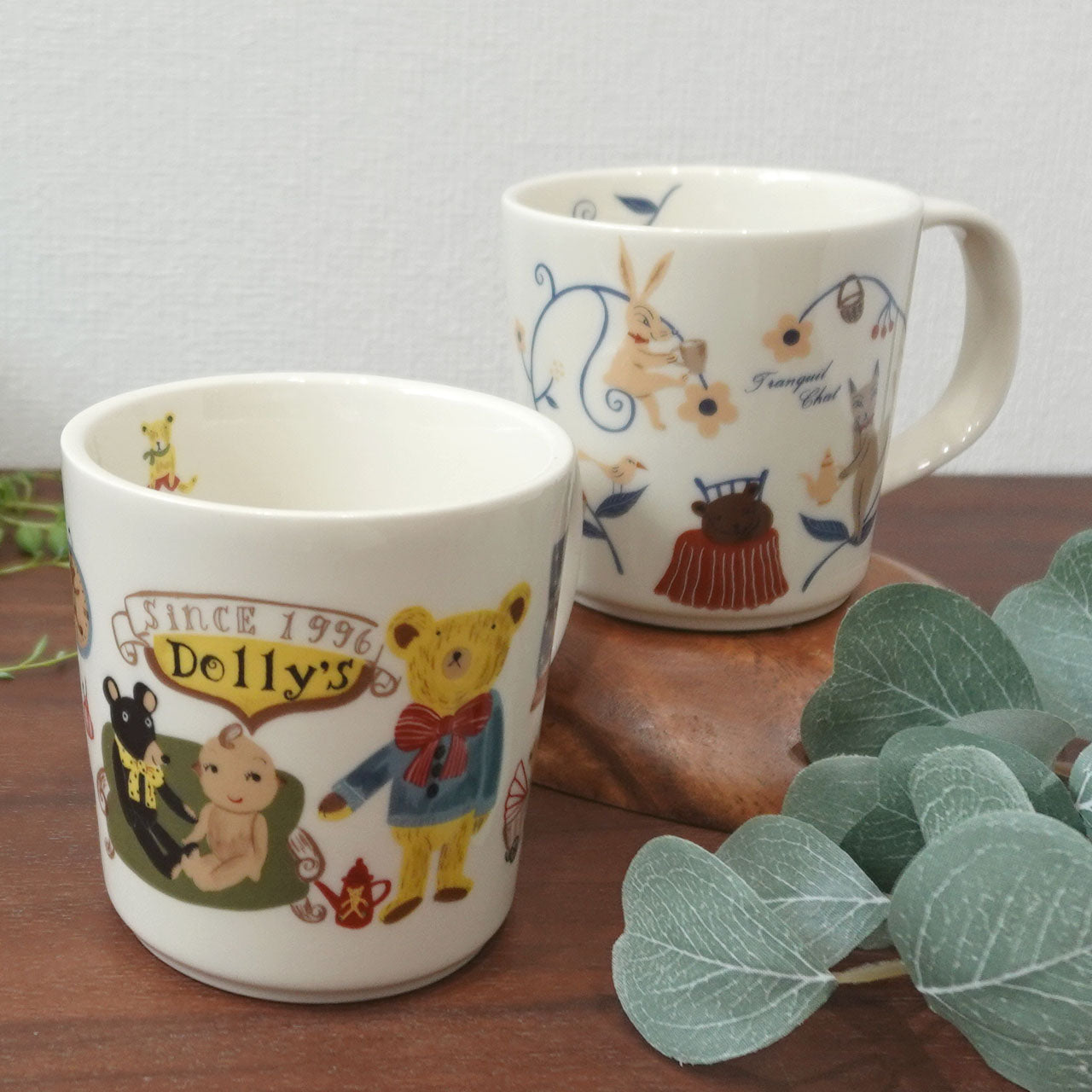 ゼルポティエ シンジカトウ の イラストがかわいい美濃焼マグカップ 320ml 日本製 Shinzi katoh