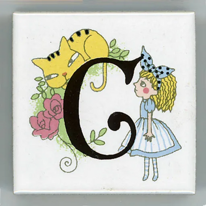 ゼルポティエ アルファベットタイル アリス 45mm シンジカトウ ShinziKatoh 45角