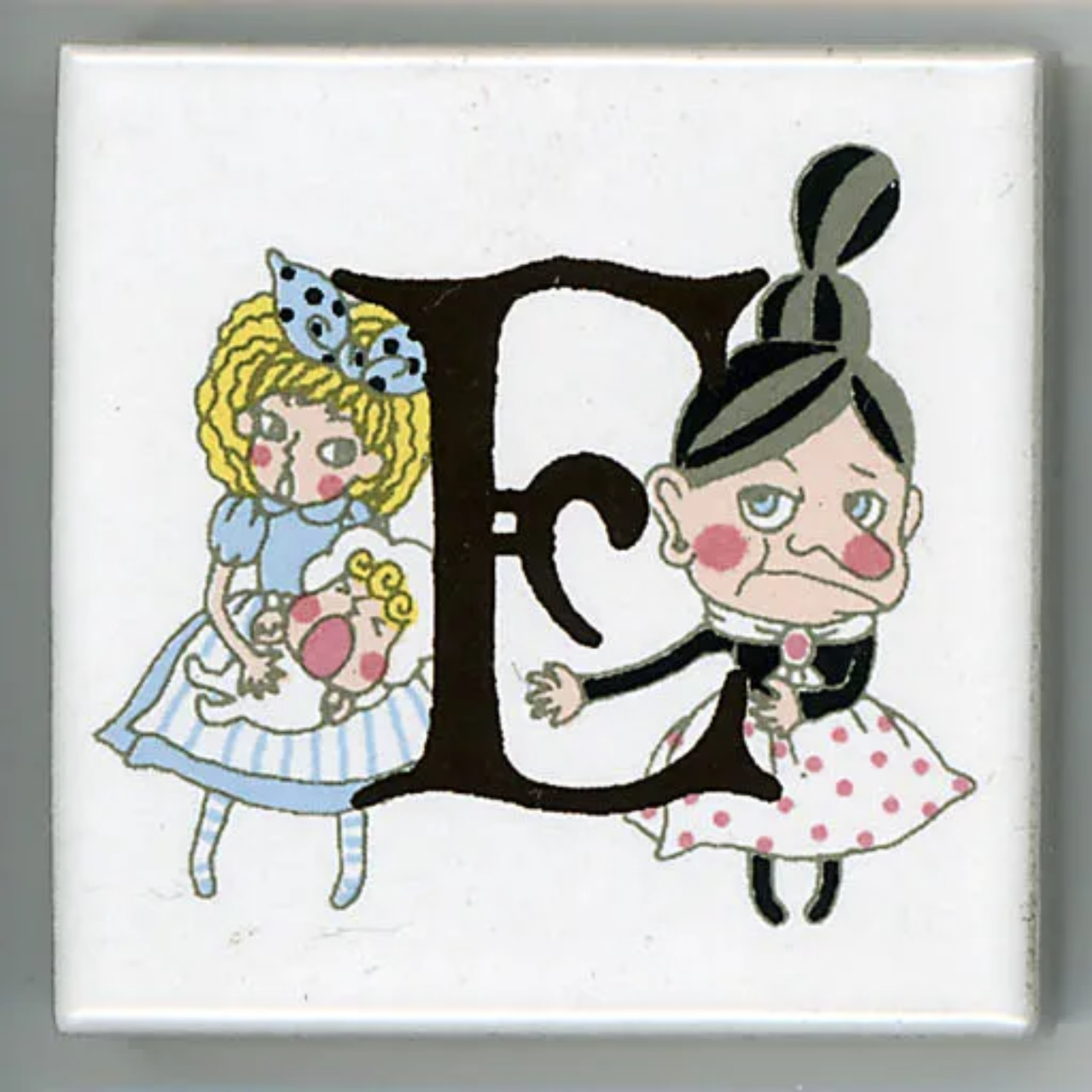 ゼルポティエ アルファベットタイル アリス 45mm シンジカトウ ShinziKatoh 45角