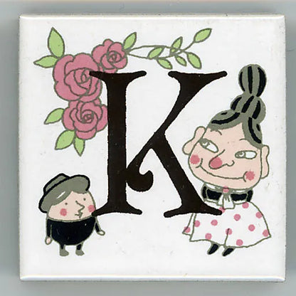 ゼルポティエ アルファベットタイル アリス 45mm シンジカトウ ShinziKatoh 45角