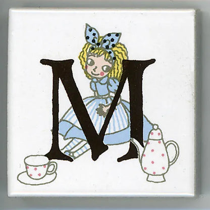 ゼルポティエ アルファベットタイル アリス 45mm シンジカトウ ShinziKatoh 45角