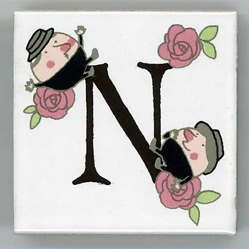 ゼルポティエ アルファベットタイル アリス 45mm シンジカトウ ShinziKatoh 45角