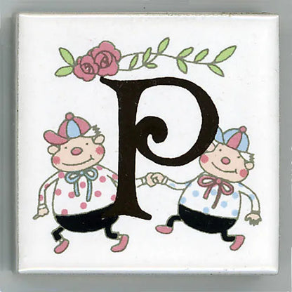 ゼルポティエ アルファベットタイル アリス 45mm シンジカトウ ShinziKatoh 45角