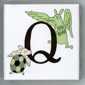 ゼルポティエ アルファベットタイル アリス 45mm シンジカトウ ShinziKatoh 45角