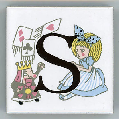 ゼルポティエ アルファベットタイル アリス 45mm シンジカトウ ShinziKatoh 45角