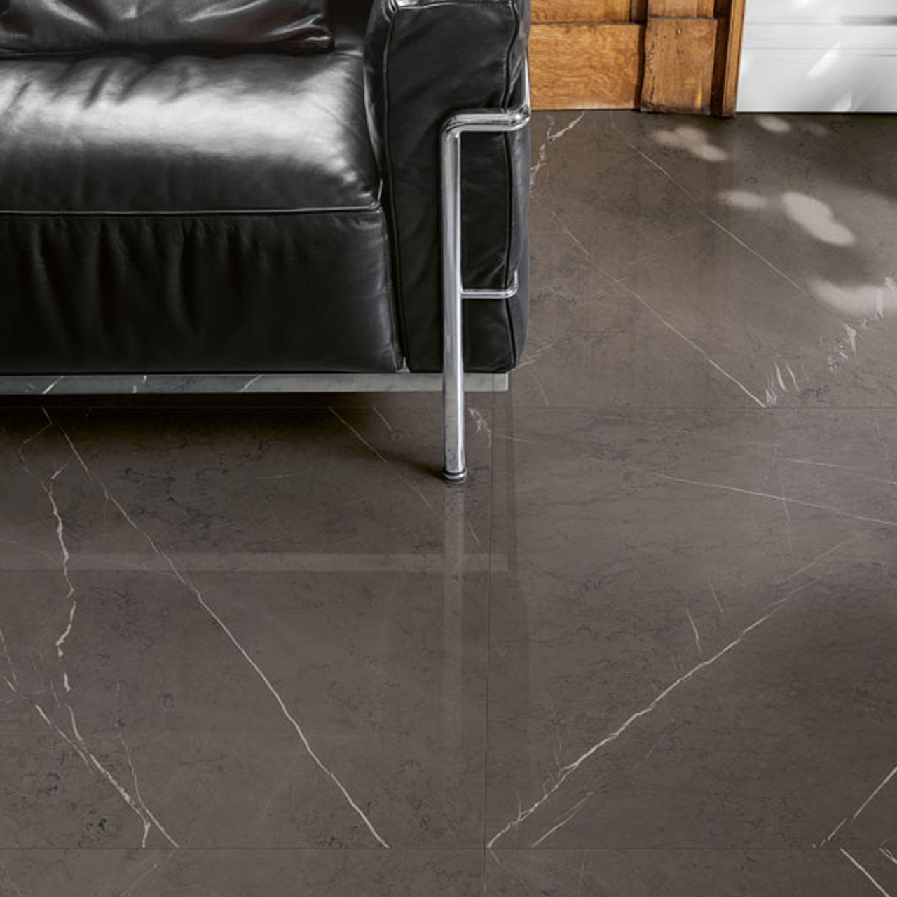 大理石調エレガントタイル Ceramic Marble Elegant (セラミック マーブル エレガント) 600×1200角 (60cm×120cm)磨き仕上げ【ケース販売／2枚入り】床 壁 屋内 玄関 高級感 ｜全6色展開