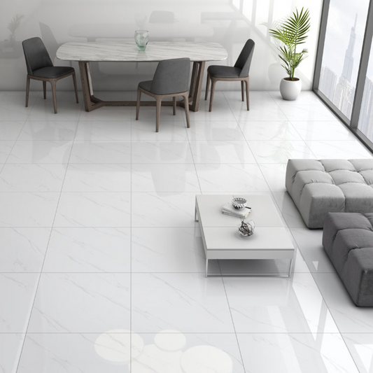 異国情緒マーブルタイル Ceramic Marble Hanoi (セラミック マーブル ハノイ) 600角 (60cm×60cm)磨・マット仕上げ【ケース販売／4枚入り】床 壁 屋内 玄関 高級感 アジアンテイスト ｜全3色展開