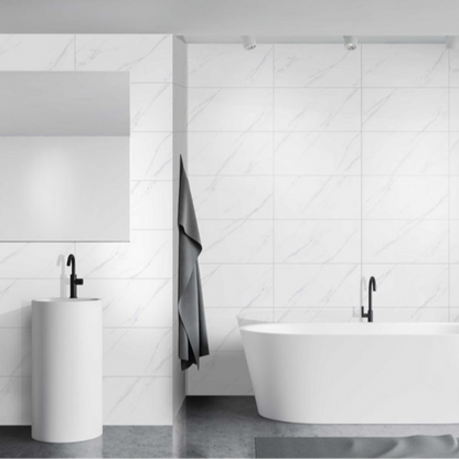 異国情緒マーブルタイル Ceramic Marble Hanoi (セラミック マーブル ハノイ) 300×600角 (30cm×60cm)磨・マット仕上げ【ケース販売／8枚入り】床 壁 屋内 玄関 高級感 アジアンテイスト