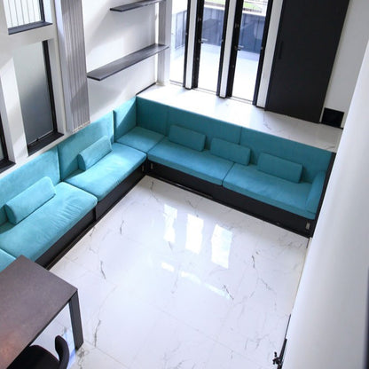 大理石調タイル Ceramic Marble Indus (セラミック マーブル インダス) 600×1200角 (60cm×120cm)磨仕上げ【ケース販売／2枚入り】床 壁 屋内 玄関 商業空間 高級感 ｜全2色展開