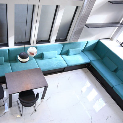 大理石調タイル Ceramic Marble Indus (セラミック マーブル インダス) 600角 (60cm×60cm)磨仕上げ【ケース販売／4枚入り】床 壁 屋内 玄関 商業空間 高級感 ｜全8色展開