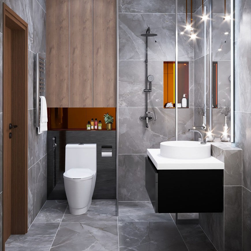 大理石調タイル Ceramic Marble Indus (セラミック マーブル インダス) 600角 (60cm×60cm)磨仕上げ【ケース販売／4枚入り】床 壁 屋内 玄関 商業空間 高級感 ｜全8色展開