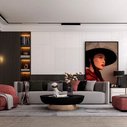 華やかな大理石調タイル Ceramic Marble Standard (セラミック マーブル スタンダード) 600角 (60cm×60cm)磨仕上げ【ケース販売／4枚入り】床 壁 屋内 玄関 シンプル 上品 ｜全6色展開