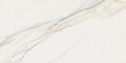 華やかな大理石調タイル Ceramic Marble Standard (セラミック マーブル スタンダード) 600×1200角 (60cm×120cm)磨仕上げ【ケース販売／2枚入り】床 壁 屋内 玄関 シンプル 上品 ｜全2色展開