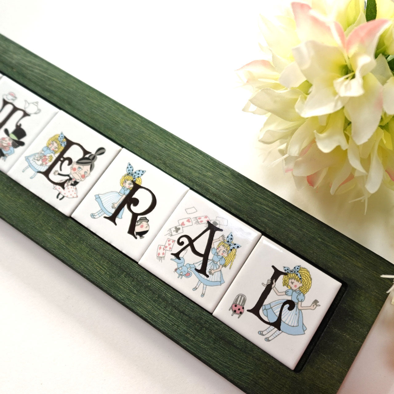 ゼルポティエ アルファベットタイル アリス 45mm シンジカトウ ShinziKatoh 45角