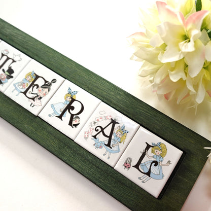 ゼルポティエ アルファベットタイル アリス 45mm シンジカトウ ShinziKatoh 45角