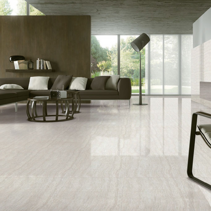 輝く磨き仕上げタイル Vatican Ceramarmi (バチカン/セラマーミ) 600×1200角 (60cm×120cm) 磨き仕上げ【ケース販売／2枚入り】屋内床 屋内壁 ラグジュアリー 上質な空間 ｜全3色展開