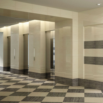 600×1200角 (60cm×120cm) 鏡のような輝き高級タイル Vatican Palladio (バチカン パラディオ) 磨仕上げ【ケース販売／2枚入り】屋内床 壁 玄関 高級感 ｜全4色展開