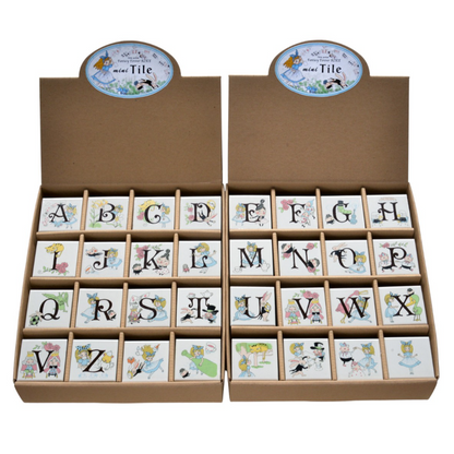 ゼルポティエ アルファベットタイル アリス 45mm シンジカトウ ShinziKatoh 45角