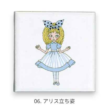 ゼルポティエ アルファベットタイル アリス 45mm シンジカトウ ShinziKatoh 45角