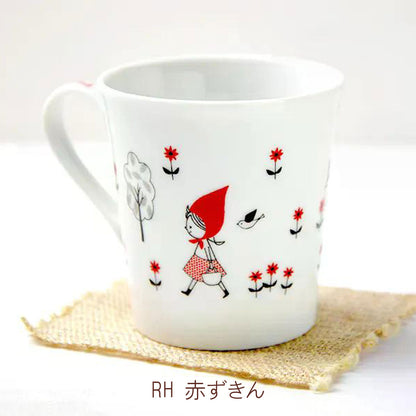 ゼルポティエ シンジカトウ の イラストがかわいい美濃焼マグカップ 350ml 日本製 Shinzi katoh