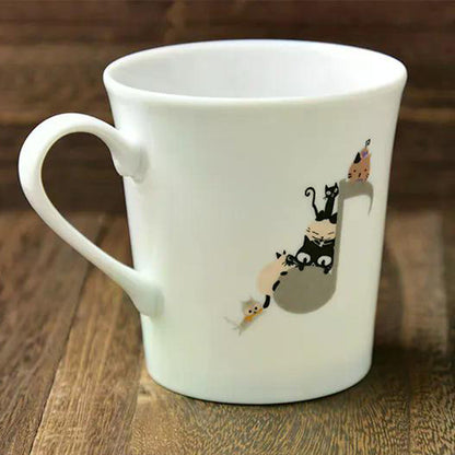 ゼルポティエ シンジカトウ の イラストがかわいい美濃焼マグカップ 350ml 日本製 Shinzi katoh