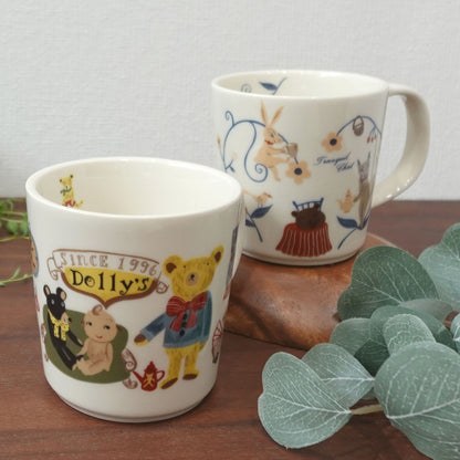ゼルポティエ シンジカトウ の イラストがかわいい美濃焼マグカップ 320ml 日本製 Shinzi katoh